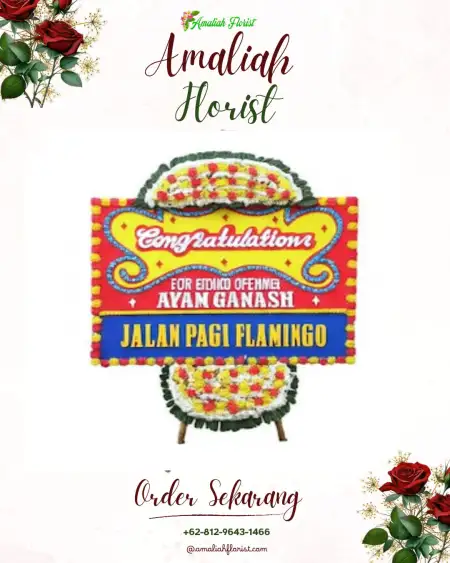 Sewa Papan Bunga Slatri